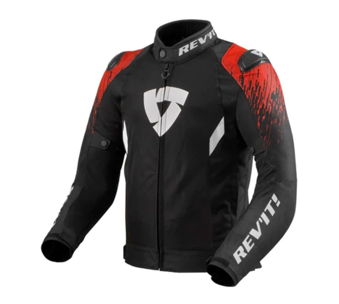 REV'IT! Quantam 2 Air Jacket [Colour And Size: Black/Red, 2XL]