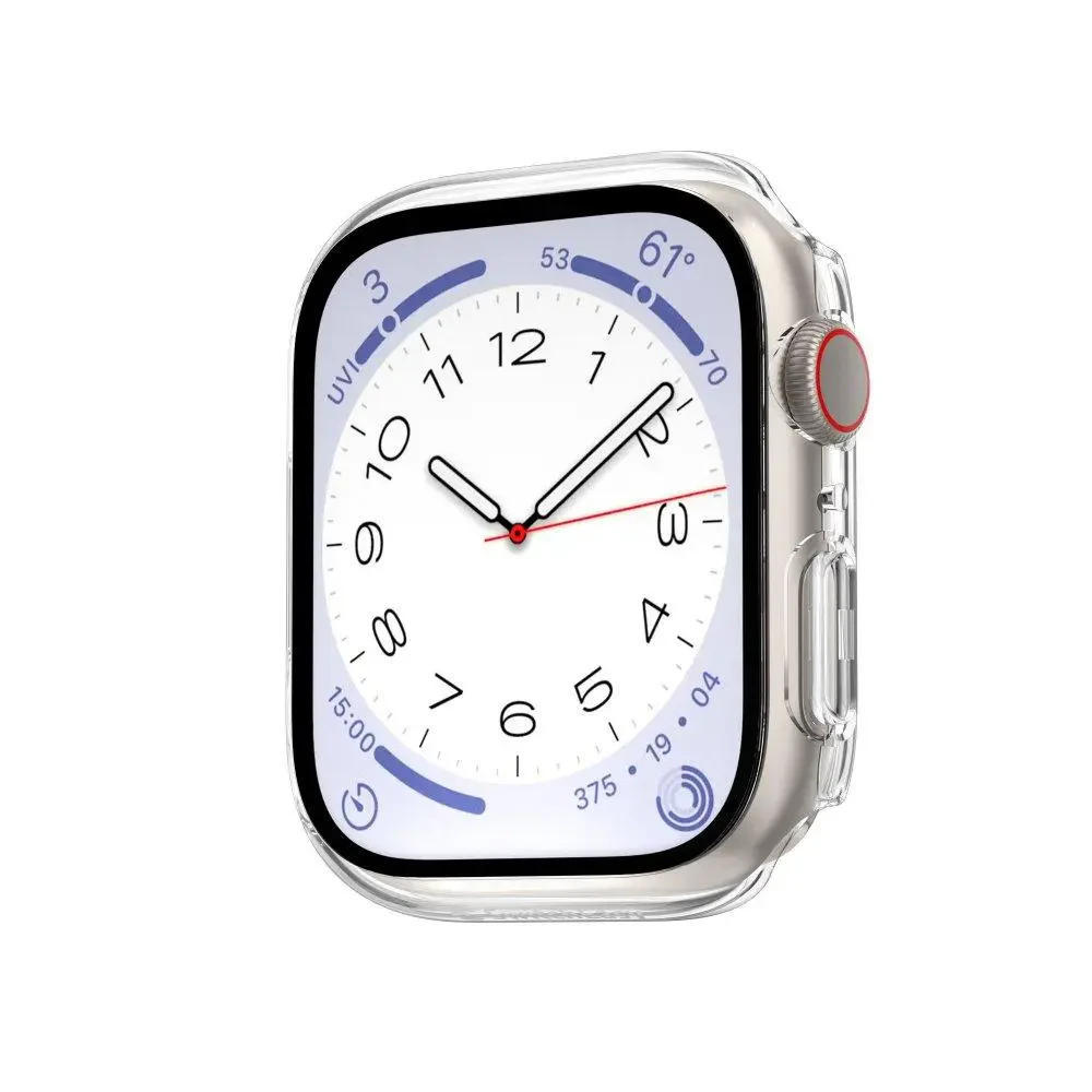 Switcheasy Hybrid Tempered Glass For Apple Watch Case 45mm Clear