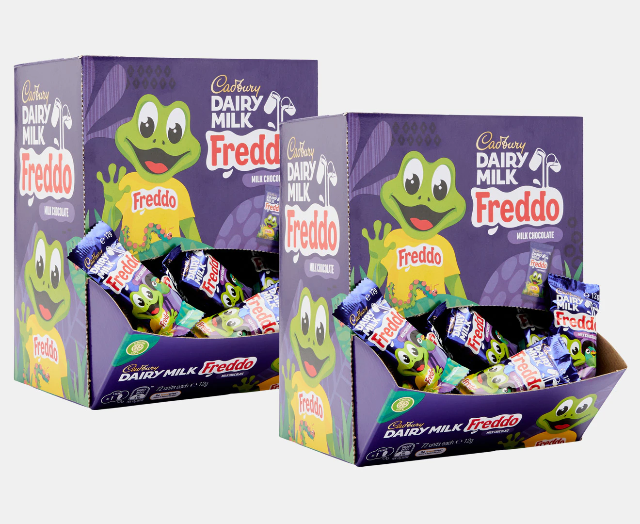 2 x 72pk Cadbury Dairy Milk Freddo 12g