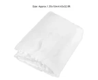 10M Organza Fabric For Wedding Party Banquet Event Decor Chair Table Runner Arch Decorationwhite