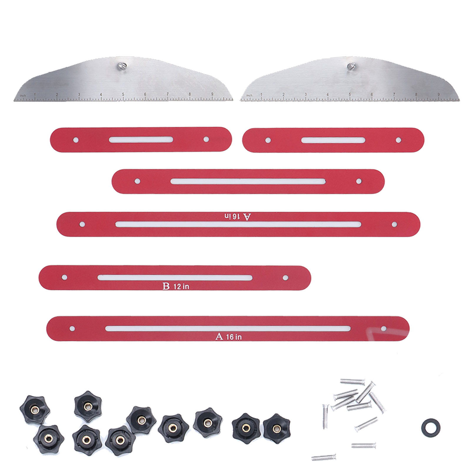 Stair Tread Template Tool Multifunctional Folding Stair Tread Gauge