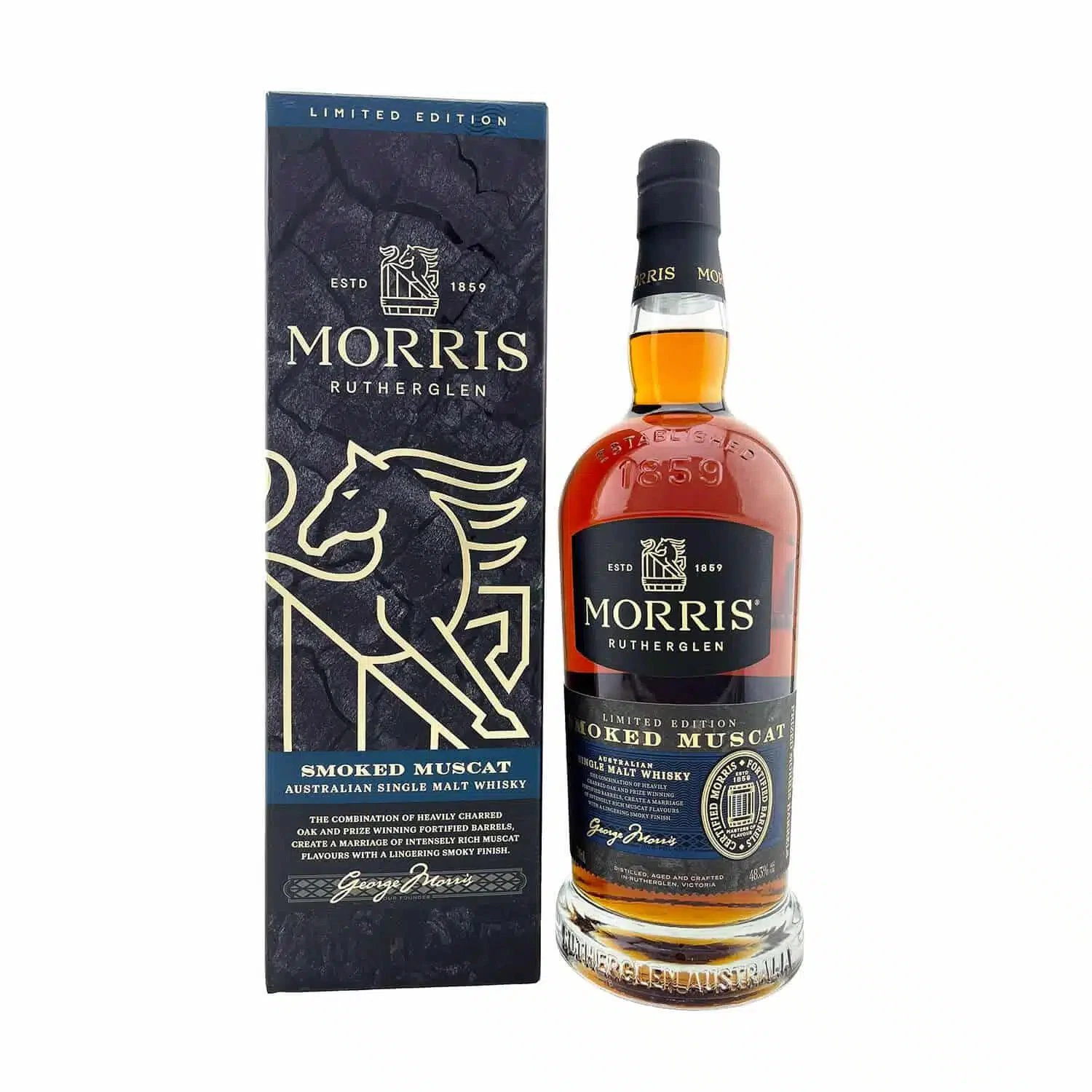 Morris Smoked Muscat Barrel Whiskey 700ml