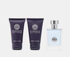 Versace Pour Homme For Men 3-Piece EDT Perfume Gift Set