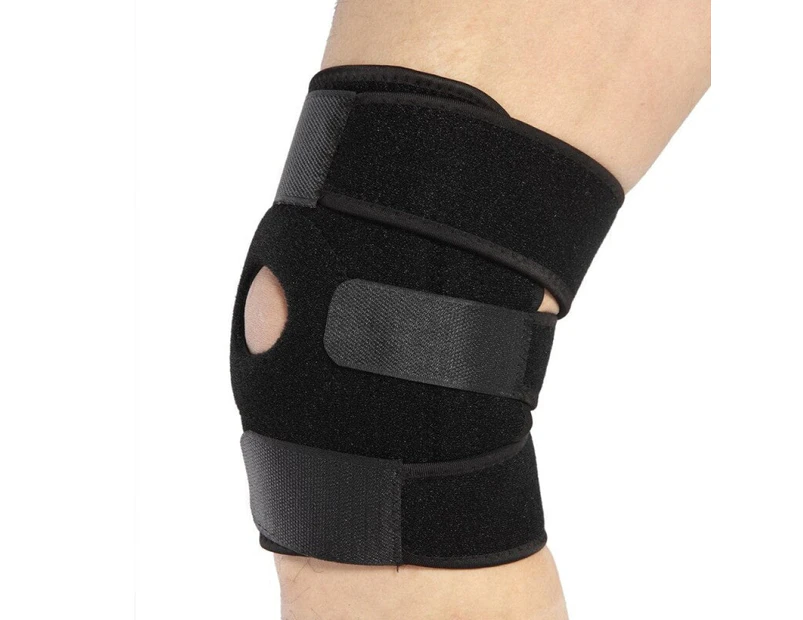 1Pc Adjustable Open Patella Nylon Knee Brace For Outdoor Sports