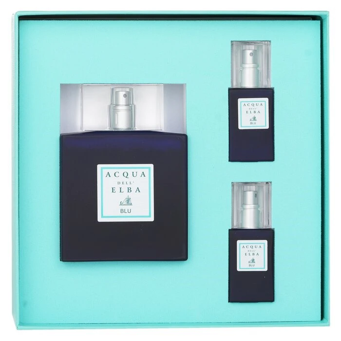 Acqua Dell'Elba EDP Blu Fragrance For Men Coffret 3pcs