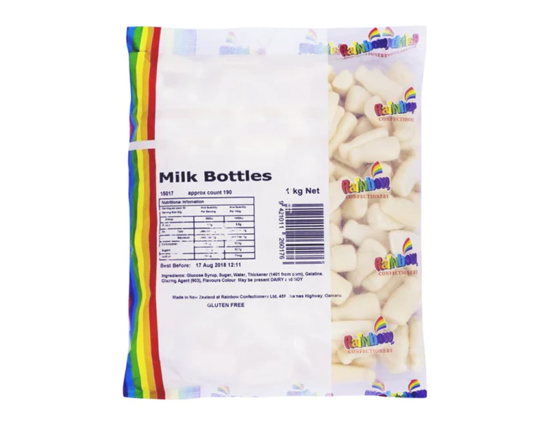 Rainbow Milk Bottles 1kg