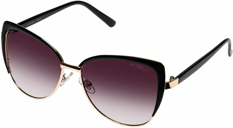 Fiorelli Georgina FIO2100422 Black & Gold / Warm Smoke Gradient Lenses