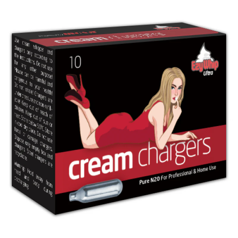 Ezywhip Ultra Cream 8g N2O Chargers 10 Pc