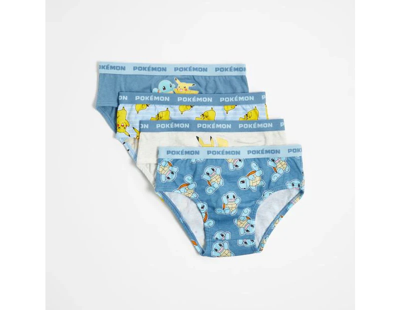 Pokemon Boys Briefs 4 Pack