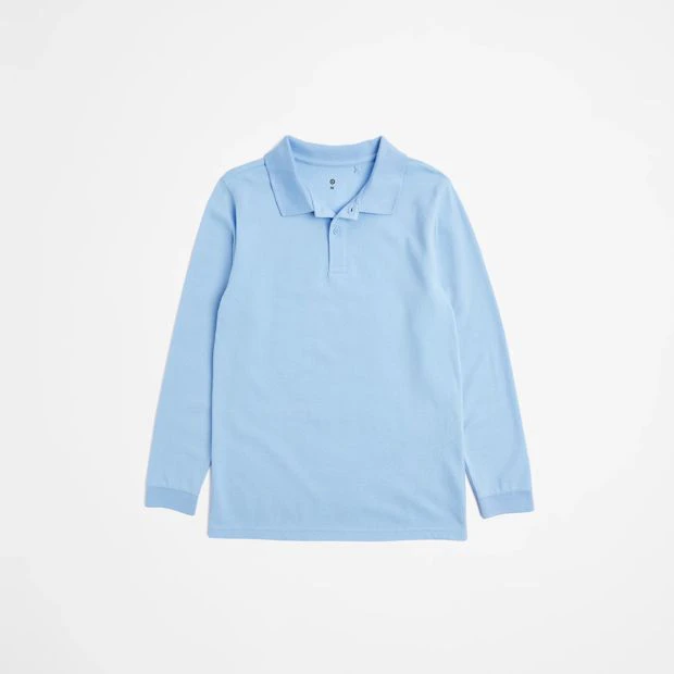 Target School Polo Long Sleeve Top