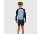 Piping Hot Long Sleeve Swim Rash Vest