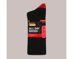 Underworks 3 Pack All Day Cushion Foot Crew Socks