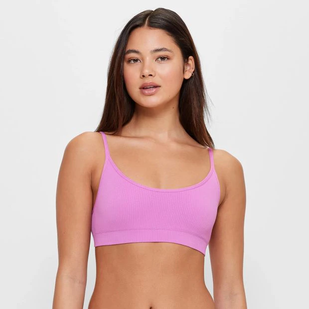 Ribbed Strappy Crop Top - Lily Loves