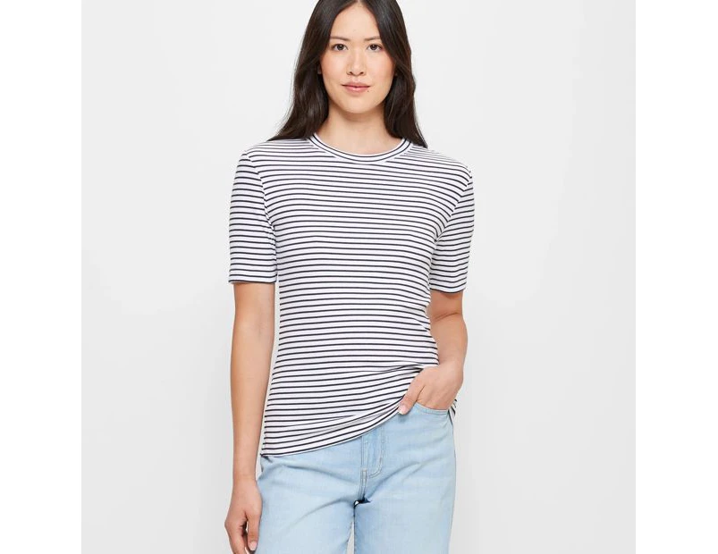 Target Australian Cotton Rib Layer T-Shirt