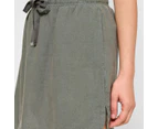 Target European Linen Pull On Mini Skirt