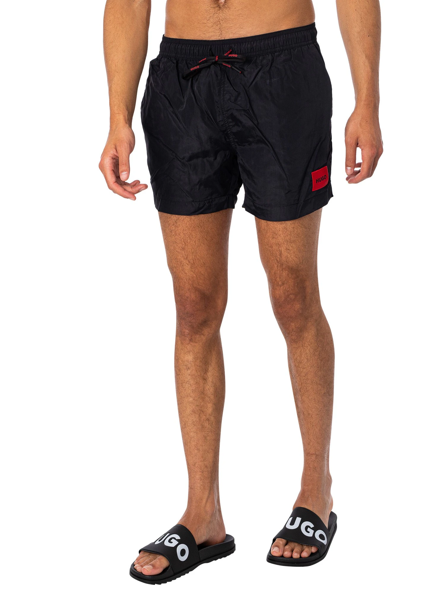 HUGO Men's Dominica Swim Shorts - Black