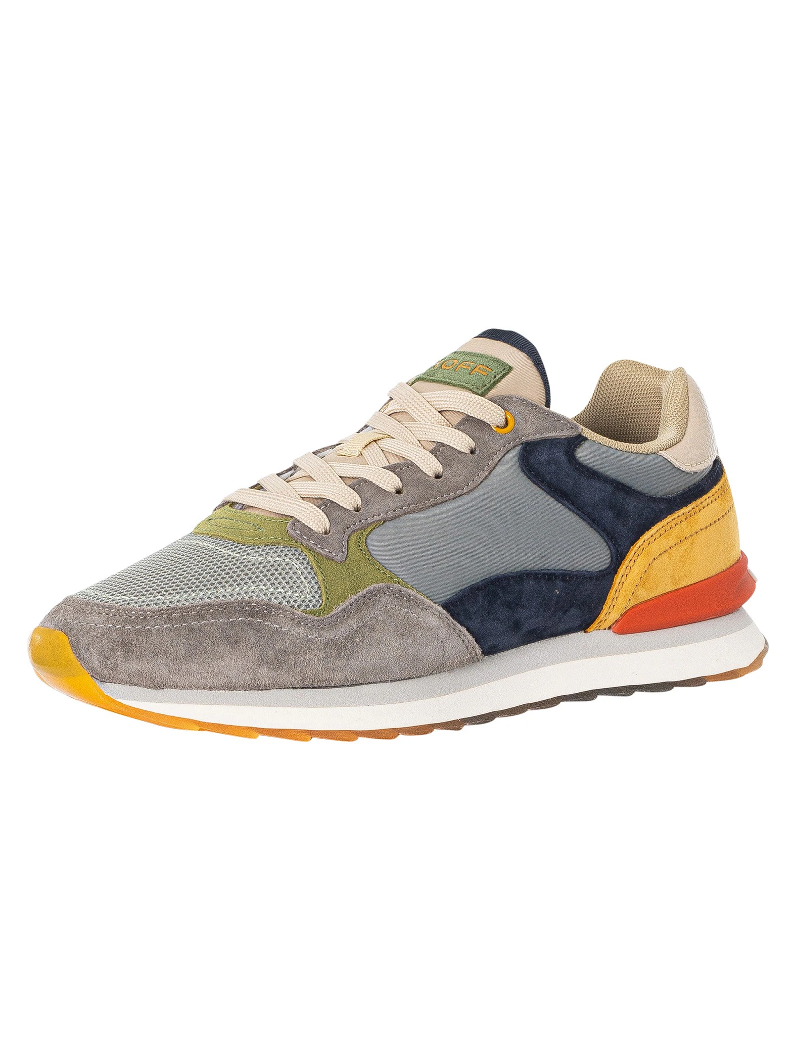 HOFF Men's Dublin Track & Field Suede Trainers - Multicoloured