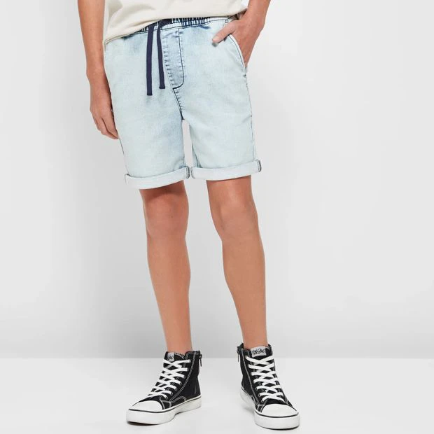 Target Denim Pull On Shorts