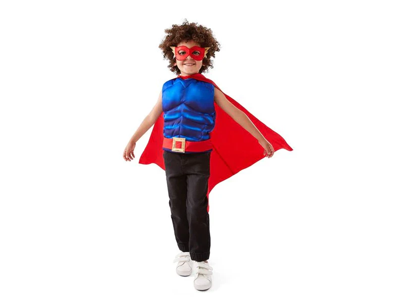 Superhero Costume, Ages 6-8 - Anko