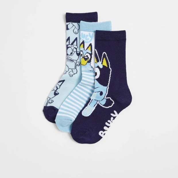 Bluey Crew Socks 3 Pack