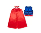 Superhero Costume, Ages 6-8 - Anko