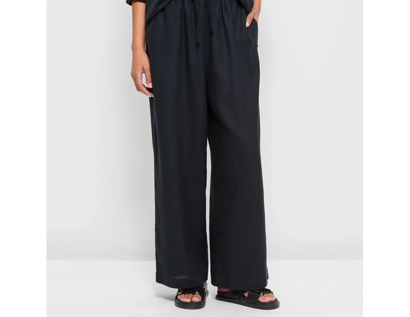 Target European Linen Wide Leg Pants