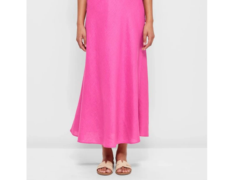 Target European Linen Midi Skirt