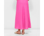 Target European Linen Midi Skirt