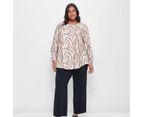 Target Plus Size Gathered Scoop Top