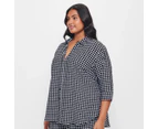 Target Plus Size 3/4 Sleeve Shirt