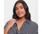 Target Plus Size 3/4 Sleeve Shirt