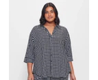 Target Plus Size 3/4 Sleeve Shirt