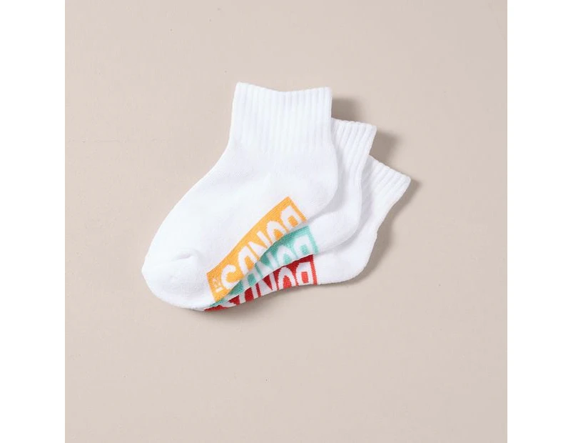 3 Pack Bonds Cushioned 1/4 Crew Socks