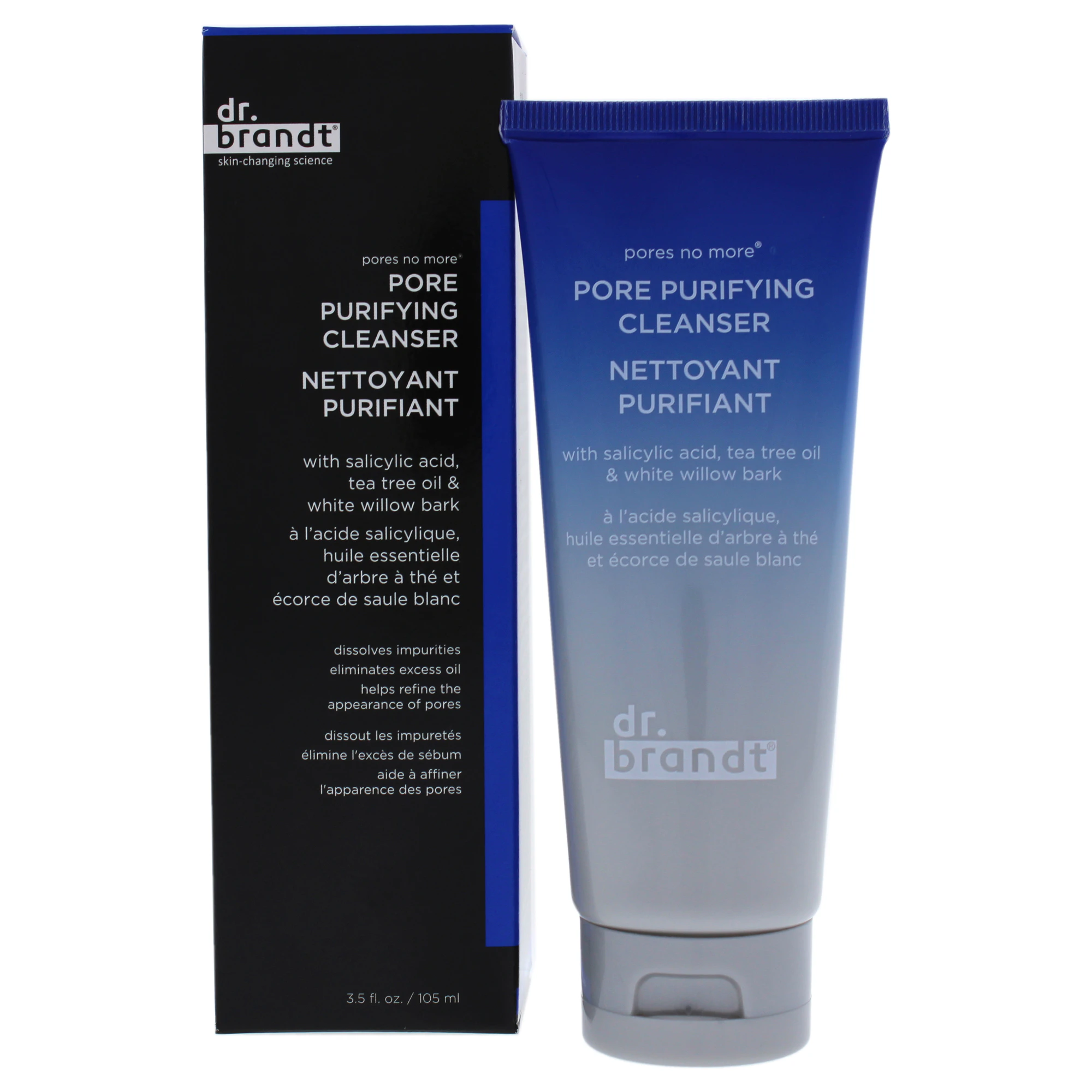 Pores No More Cleanser - Oily-Combination Skin by Dr. Brandt for Unisex - 3.5 oz Cleanser