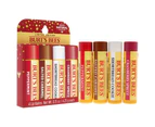 Burts Bees Lip Balm Festive Fix 4-Pack - 2022 by Burts Bees for Unisex - 1 Pack Lip Balm