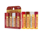 Burts Bees Lip Balm Festive Fix 4-Pack - 2022 by Burts Bees for Unisex - 1 Pack Lip Balm