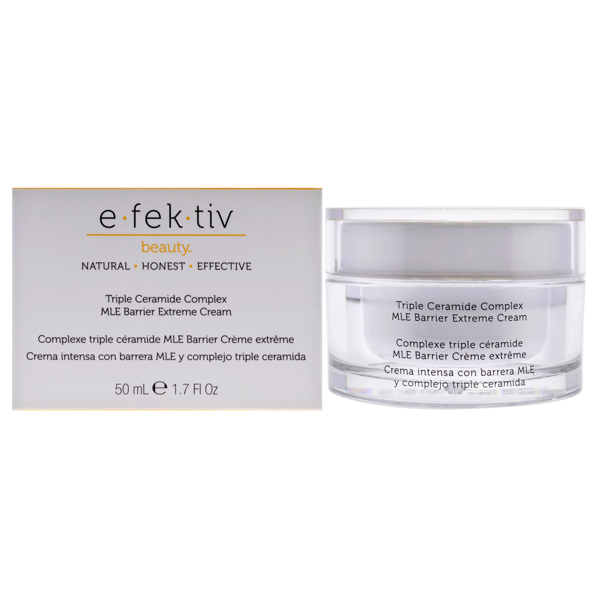 Triple Ceramide Complex MLE Barrier Extreme Cream by e.fek.tiv for Unisex - 1.7 oz Cream