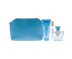 Guess Seductive Blue by Guess for Women - 4 Pc Gift Set 2.5oz EDT Spray, 3.4oz Body Lotion, 0.5oz EDT Spray, Pouch