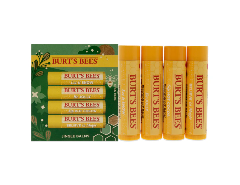 Burts Bees Jingle Balms by Burts Bees for Unisex - 1 Pc Kit