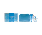 Guess Seductive Blue by Guess for Women - 4 Pc Gift Set 2.5oz EDT Spray, 3.4oz Body Lotion, 0.5oz EDT Spray, Pouch