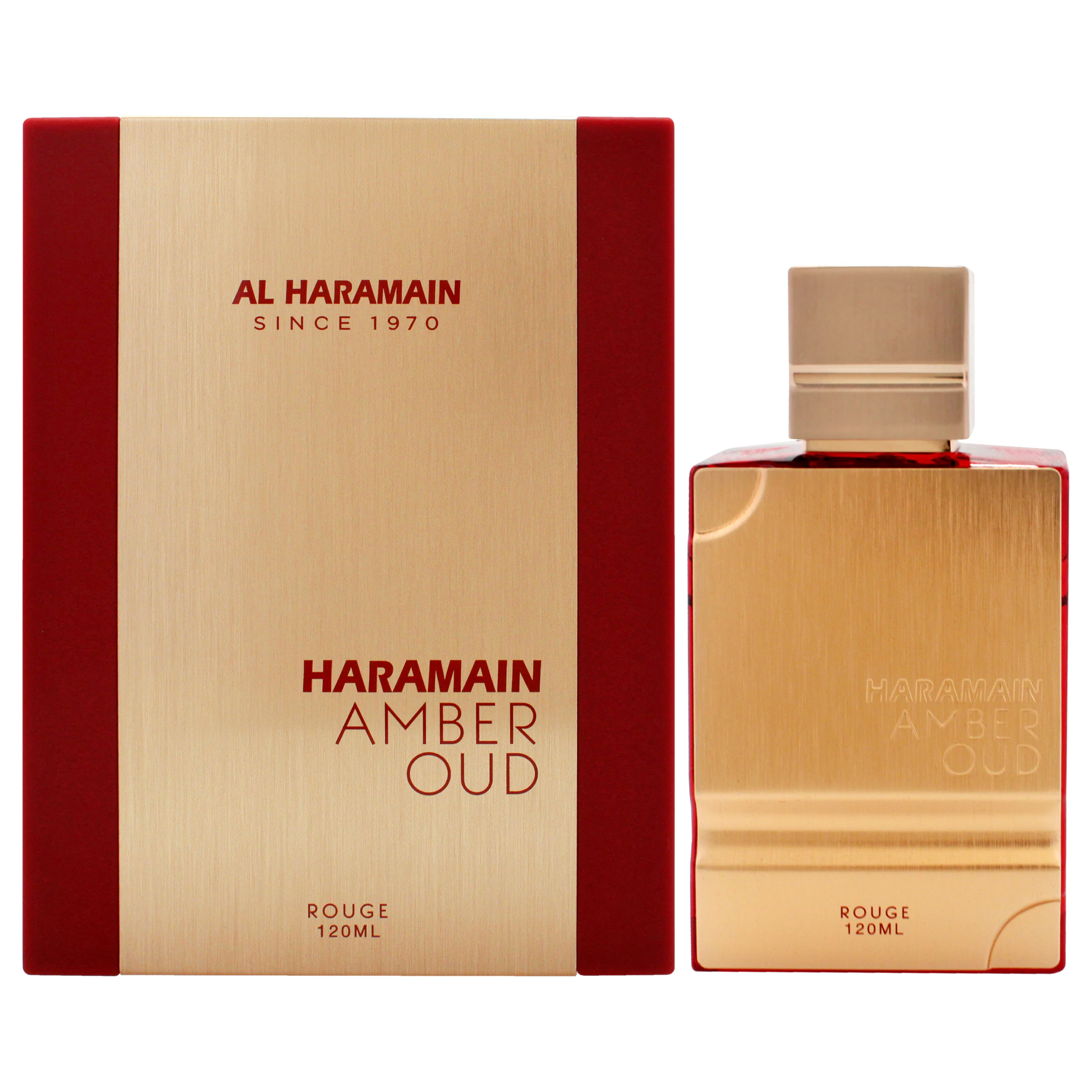 Amber Oud - Rouge by Al Haramain for Unisex - 4 oz EDP Spray