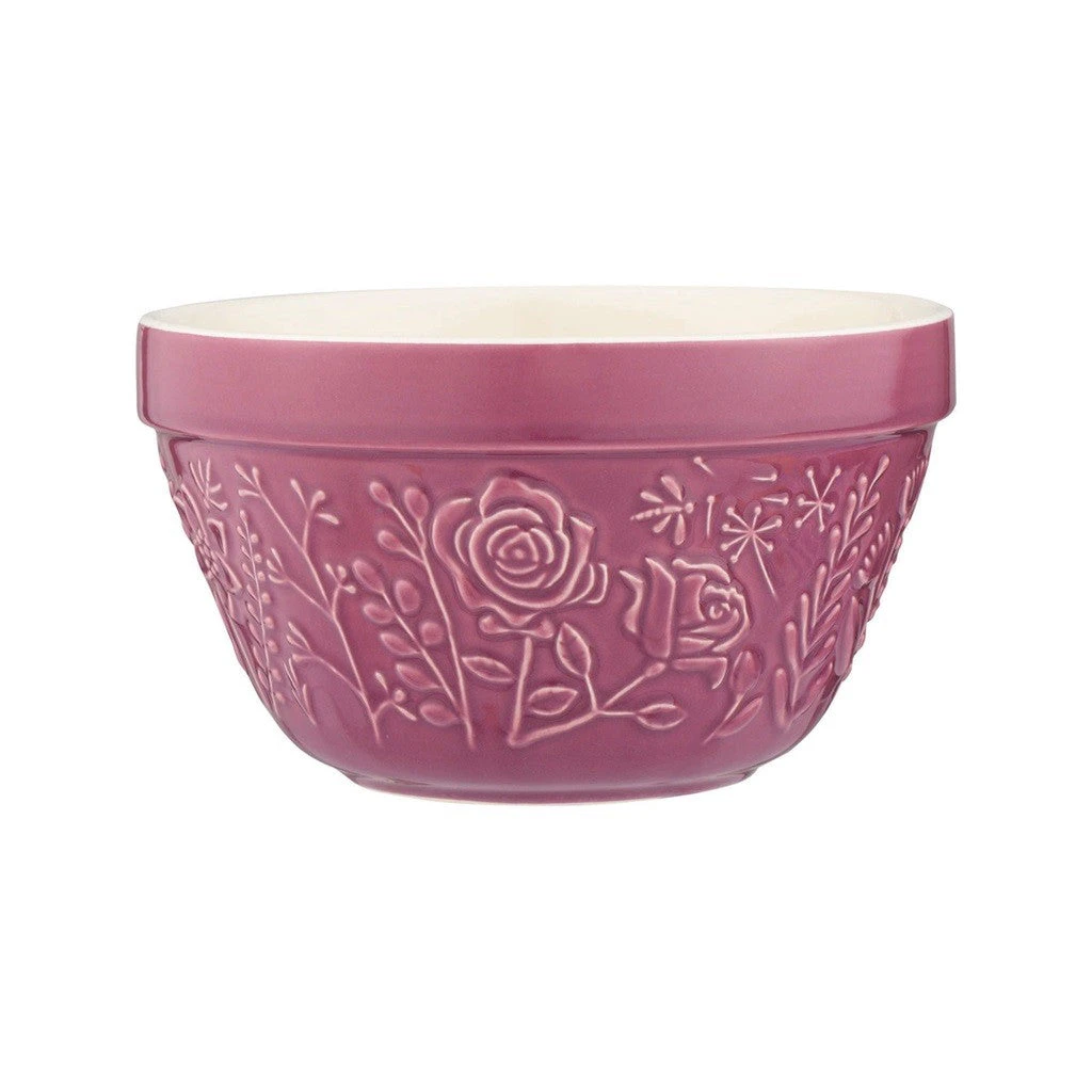 Mason Cash Meadow Pudding Basin Purple Rose 16cm