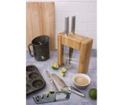 Global 79629 IKASU V Knife Block Set with Bonus Acuminate Adjustable Knife Sharp