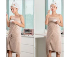 Microfibre Bath Towel Large XXL 75cmx150cm 2 Pack Bath Towel Quick Drying & Lint Free Shower Towel Sauna Towels Soft and Absorbent Towels Beige