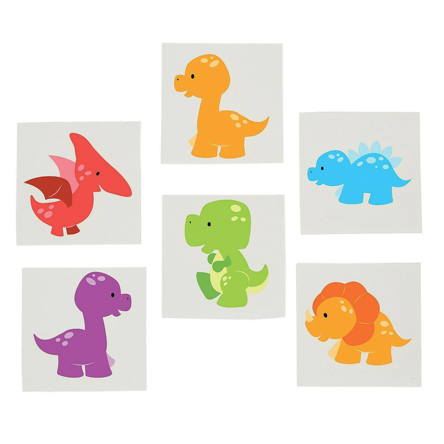 Little Dino Tattoos (Pack of 36)