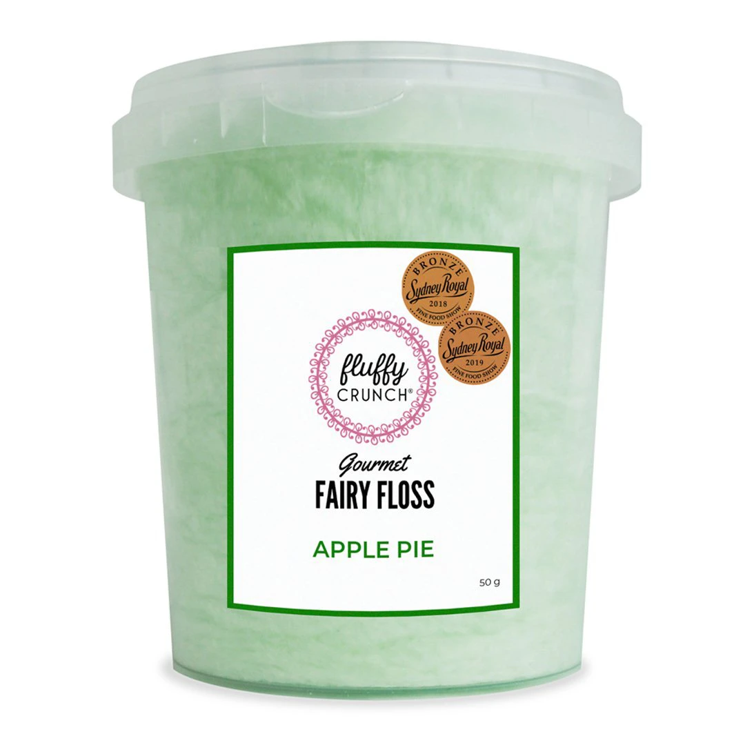 Fluffy Crunch Fairy Floss Apple Pie 50g