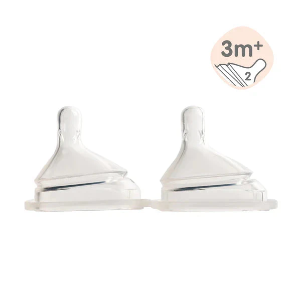 Hegen Teat Five size (2Pack) - Medium Flow 3-6M