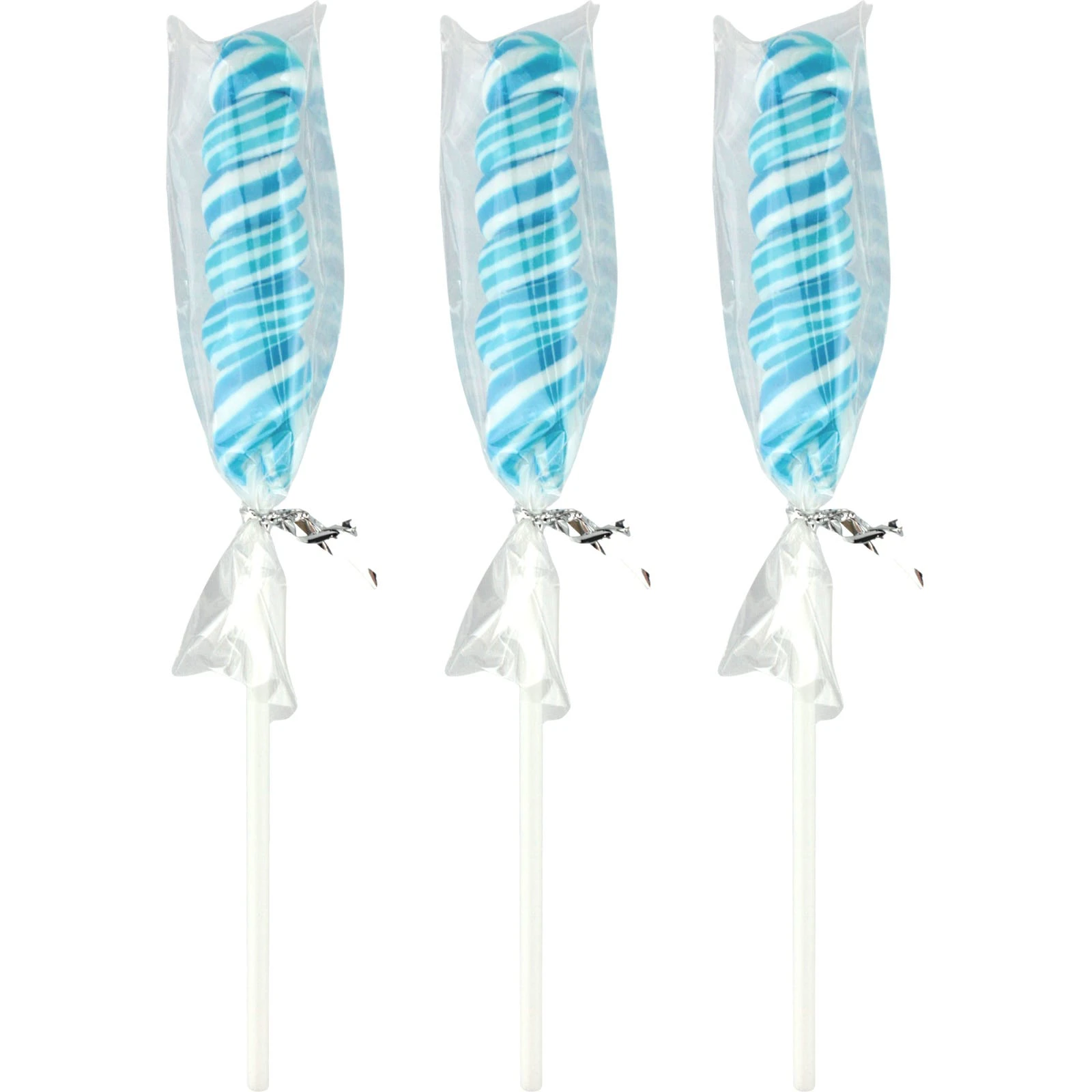 Blue Twist Pops (Pack of 24)