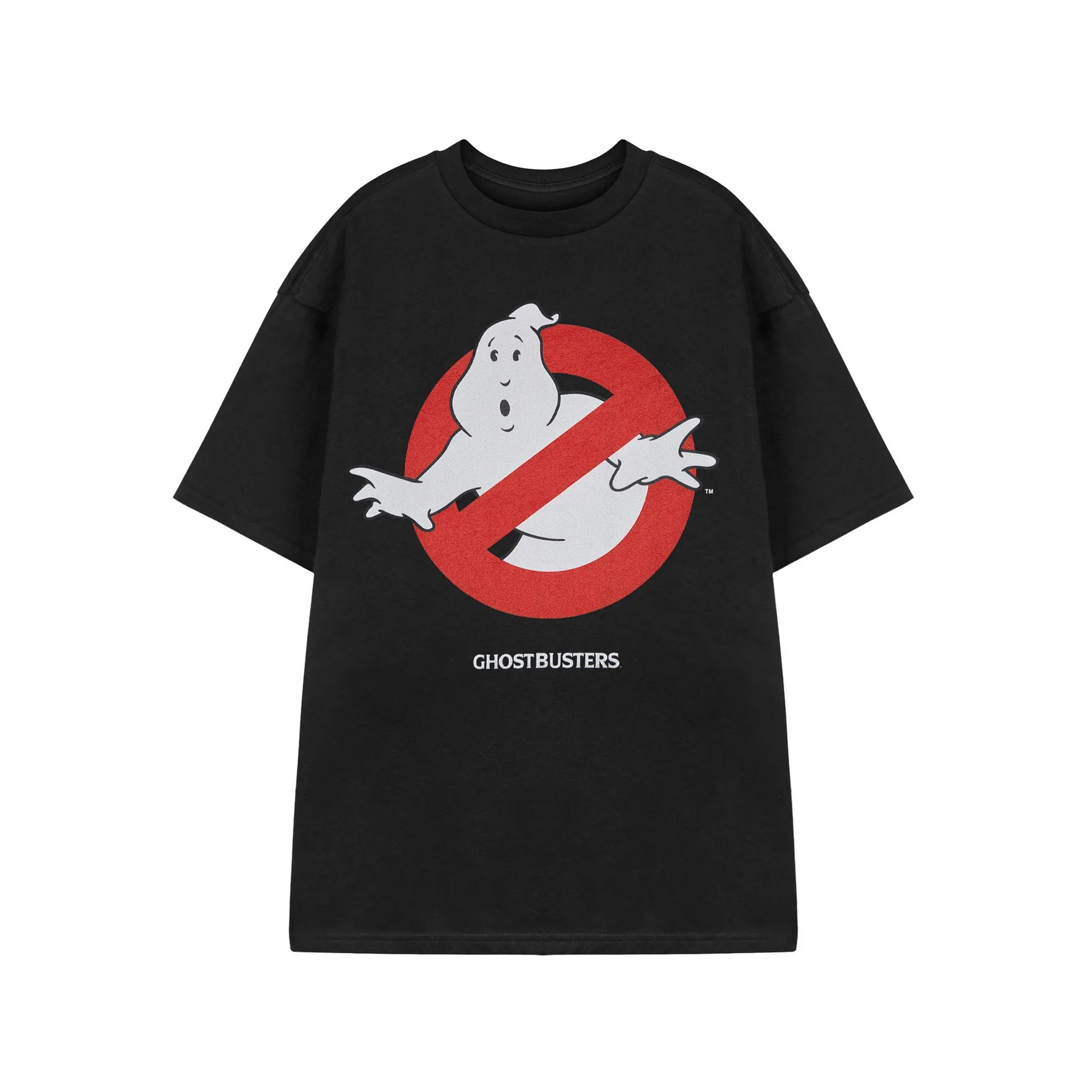 Ghostbusters Unisex Adult Classic Logo Short-Sleeved T-Shirt (Black) - NS8429