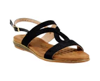 Lunar Womens Lisia Sandals (Black) - GS768